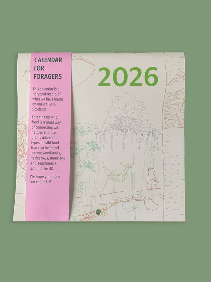 Foragers Wall Calendar for wholesale by TenTa