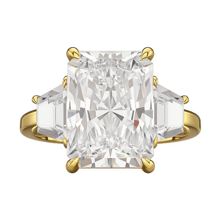 5 Carat Radiant Cut Diamond Engagement Ring for wholesale by Evara Jewelry