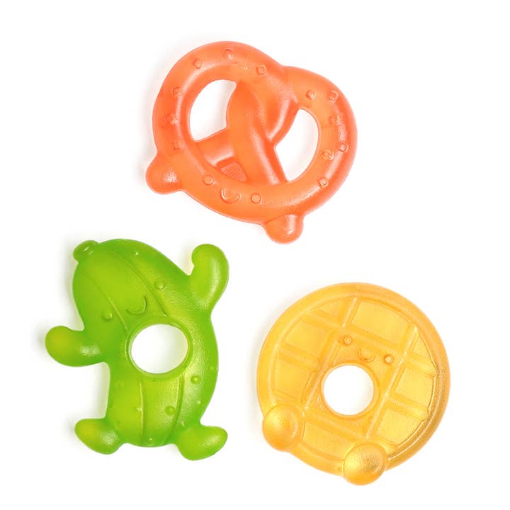 Itzy Ritzy - Wholesale Teether (Not Clip-On) - Baby - *NEW OPTION* Cutie Coolersâ„¢ Water Filled Teethers (3-pack)