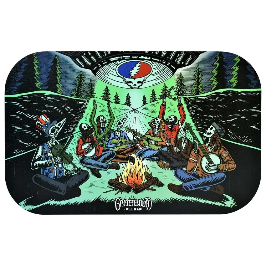 Sunshine Joy – wholesale Decorative tray – Close Encounters Grateful Dead Metal Tray w/ Magnetic Lid2