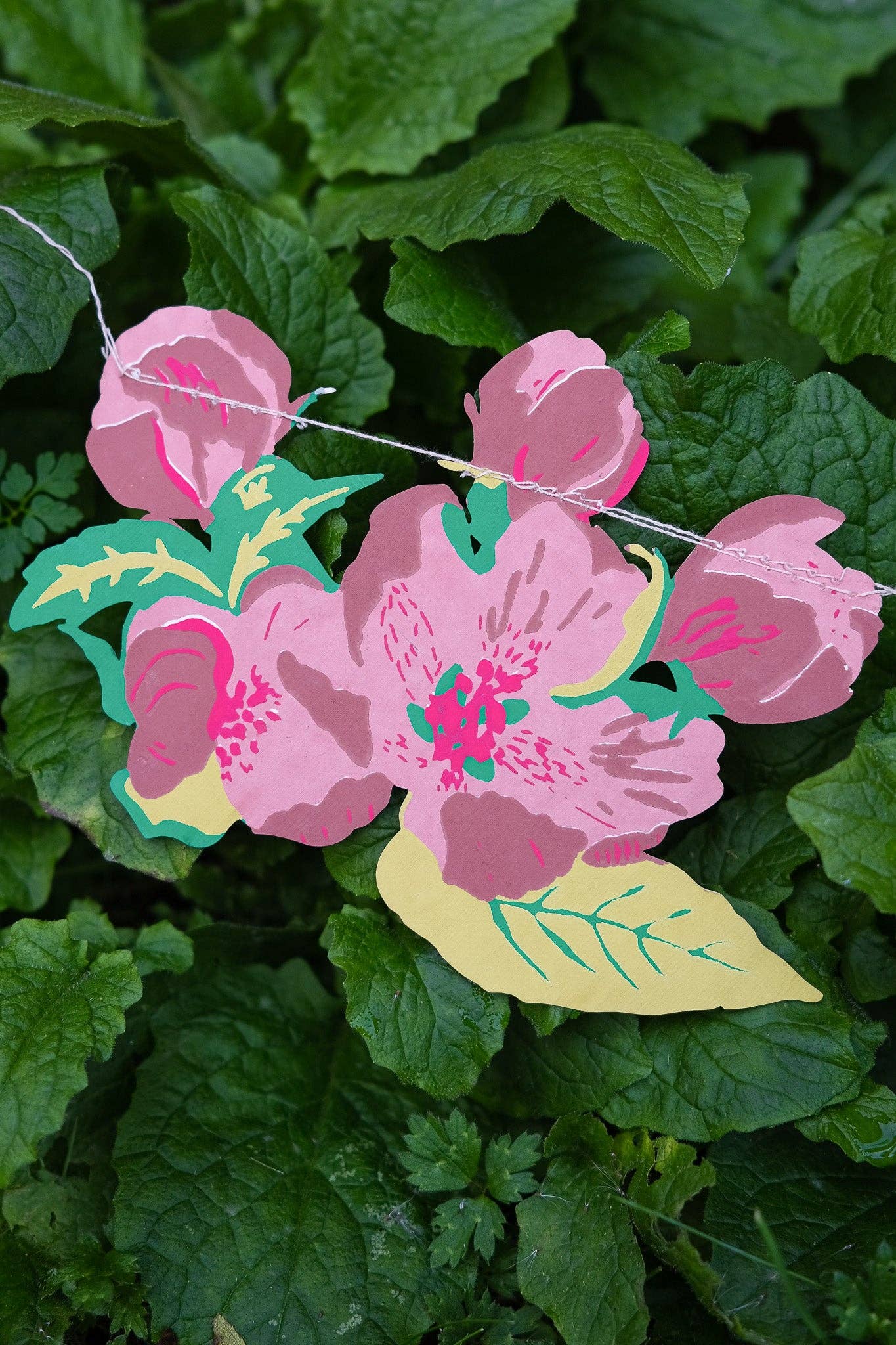 East End Press – wholesale Bunting/garland – Blossom Sewn Garland3