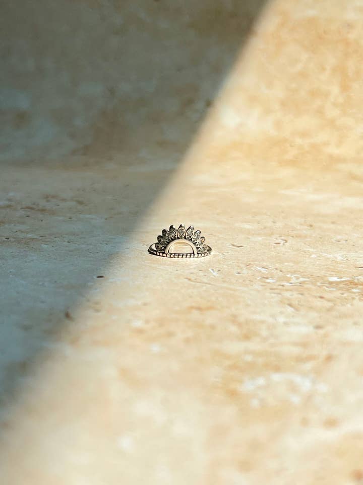 Sterling Silver Sun Ring Solarise - Nature Ocean Jewelry for wholesale by 7 Seas Artistry