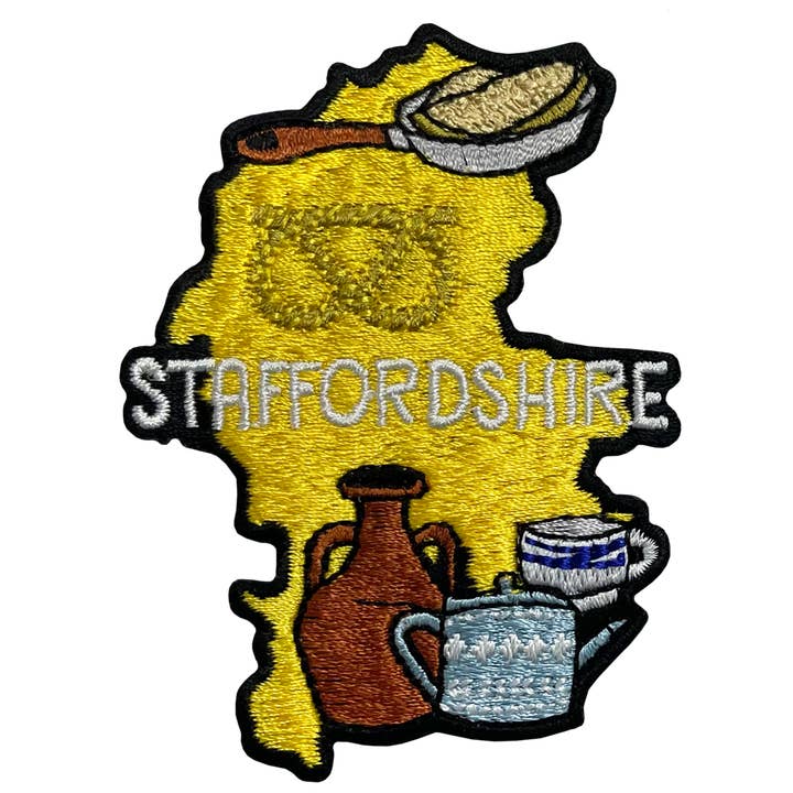 Staffordshire Sew On Patch for wholesale by Pawprint Family