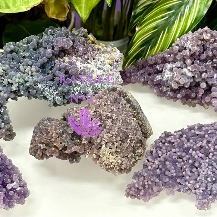 5-6 pcs Natural Grape Agate Raw Crystal and other Purchase Wholesale grape agate. Free Returns & Net 60 Terms on Faire trending on Faire.