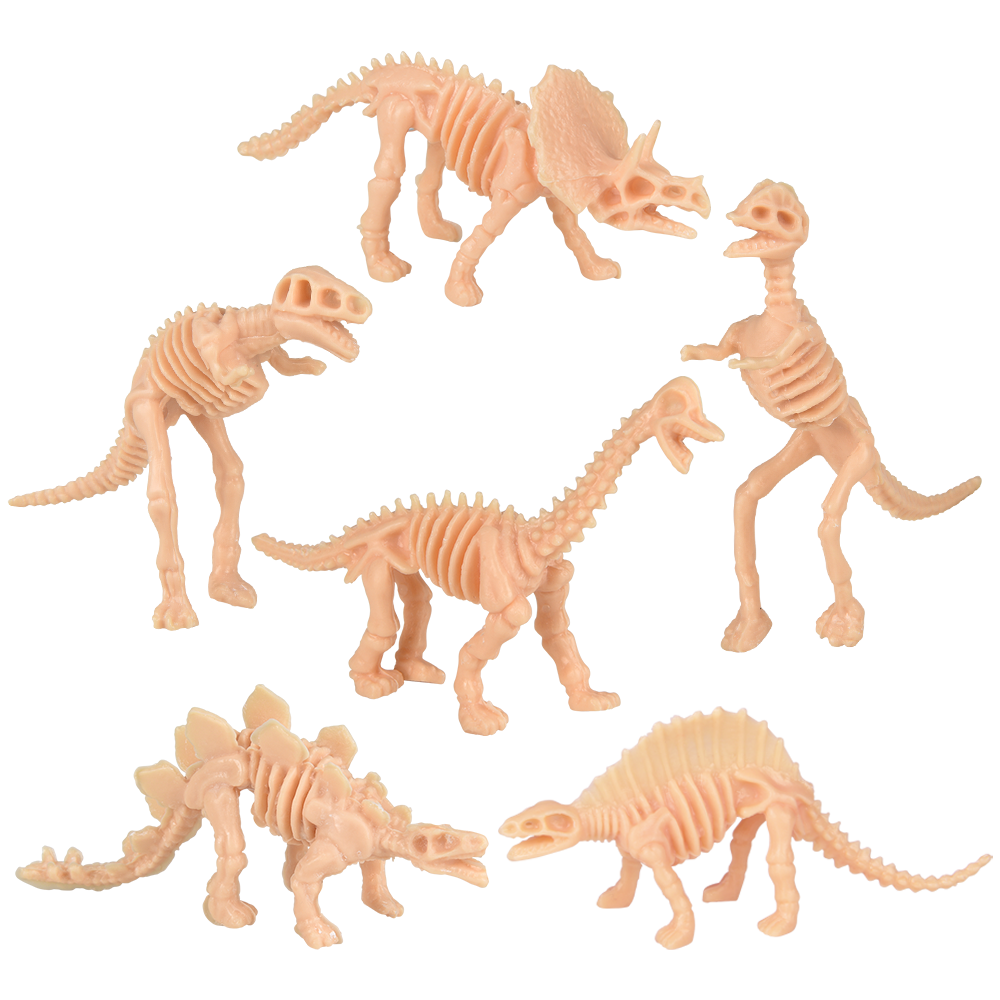 The Toy Network - Wholesale Toy Set - Kids - (T) 6" DINOSAUR FOSSIL DIG SET 12CT0