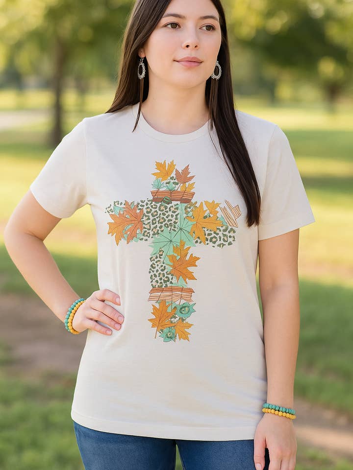 The Bling Barn - Wholesale Screen printed t-shirt – Women′s - Crazy Train Thankful Thanksgiving Short Sleeve Tee3