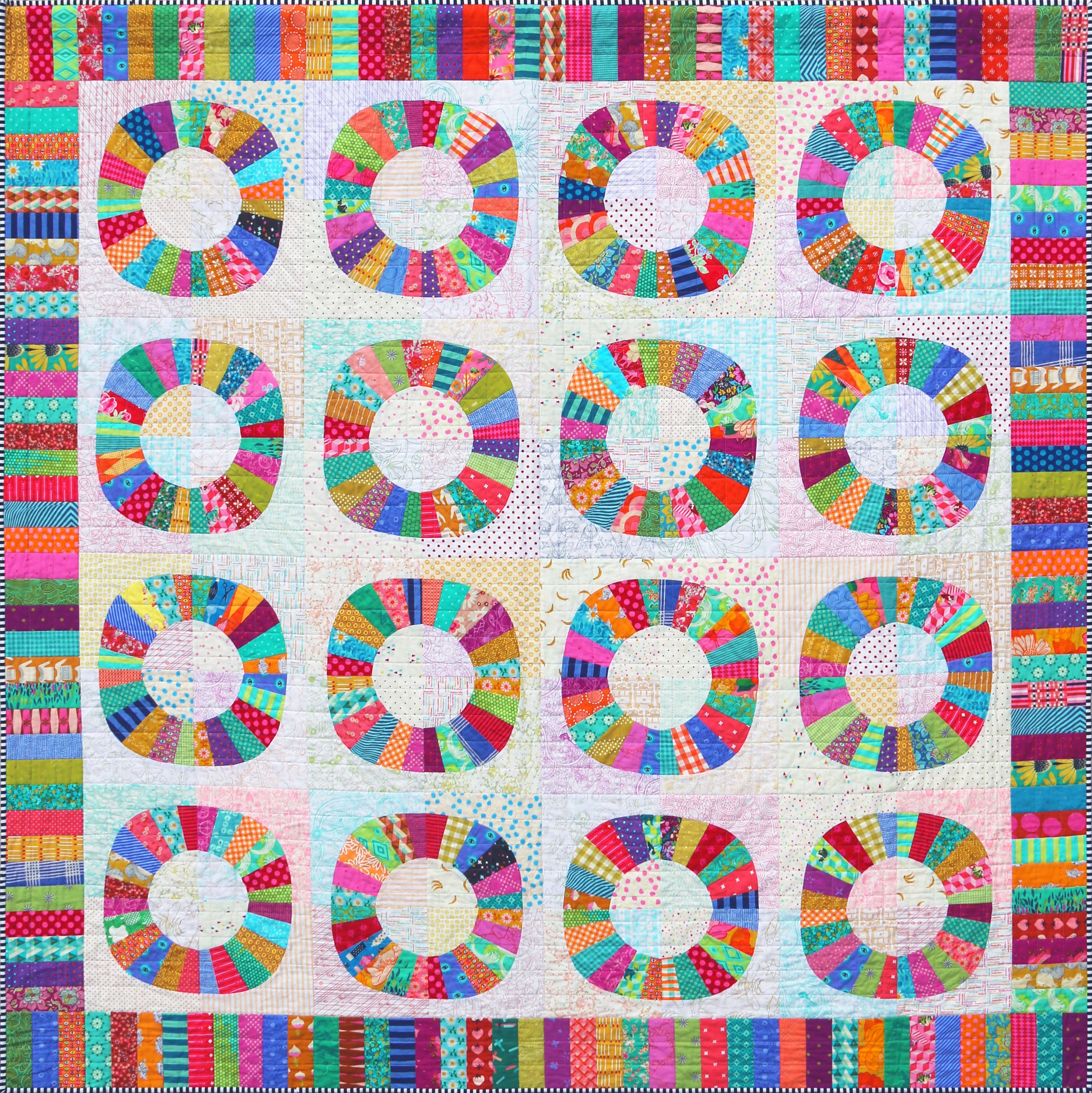 emma jean jansen - Wholesale Craft tool - • Wholesale - Wheels of Fortune Quilt Pattern0