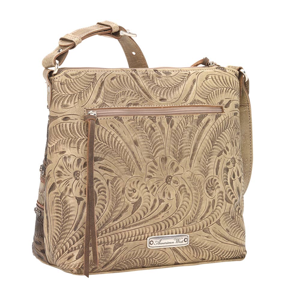 American West – Engroshandel Skuldertaske – til kvinder – Saddle Ridge Zip Top Skuldertaske12