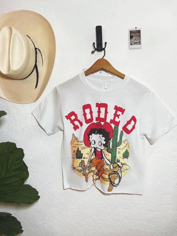 TF – Engroshandel T-shirt med print - Dame – Rodeo Crop Top0