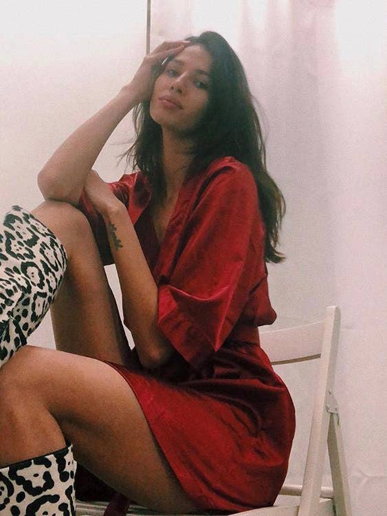 GiftsbyPR - Wholesale Robe - Women's - Burgundy Silk Satin Bridesmaid Robes, Personalized Robe Gift7