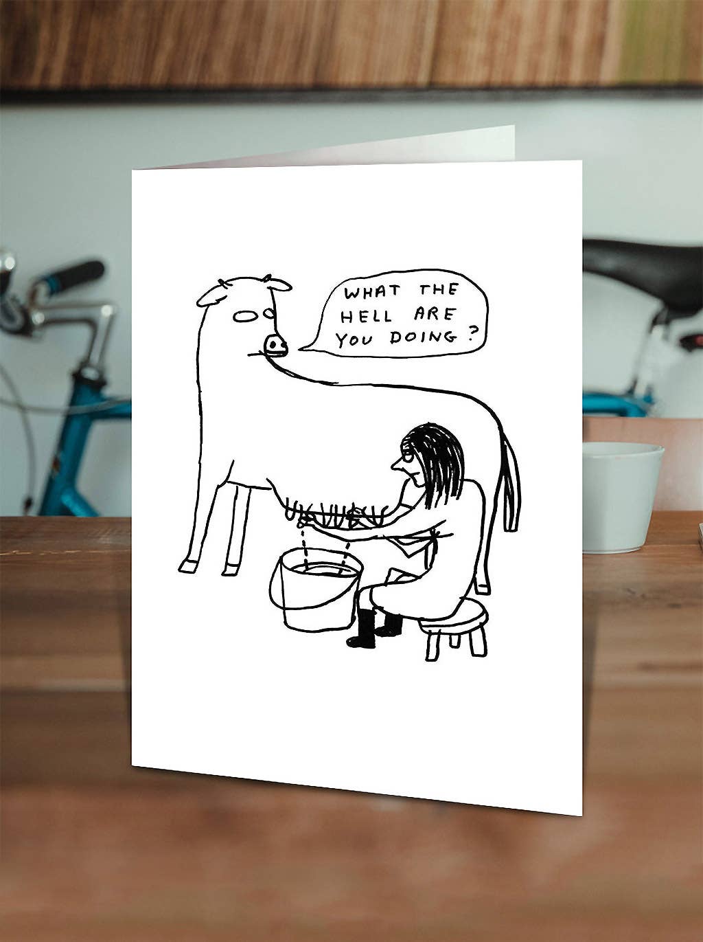David Shrigley x Brainbox Candy – wholesale Everyday greeting card – Funny Greetings Card By David Shrigley - What The Hell4