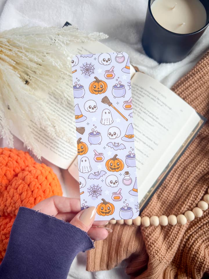 Witchy Halloween Handmade Bookmark | Trendy Bookmarks | Cute for wholesale by Bumblebry Designs