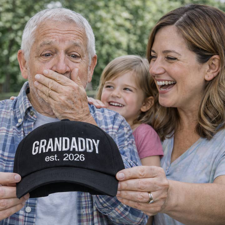 GrandDaddy Est 2026 Embroidered Baseball Hat for wholesale by DSY Lifestyle