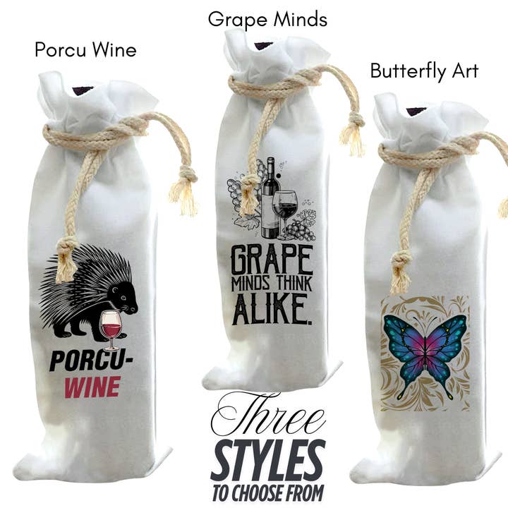 Bottle Bags - Animal Play, 3 Styles to Choose From for wholesale by Jolitee