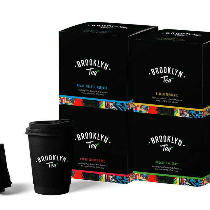 Ginger Turmeric - 12 Sachets per Box for wholesale by Brooklyn Tea