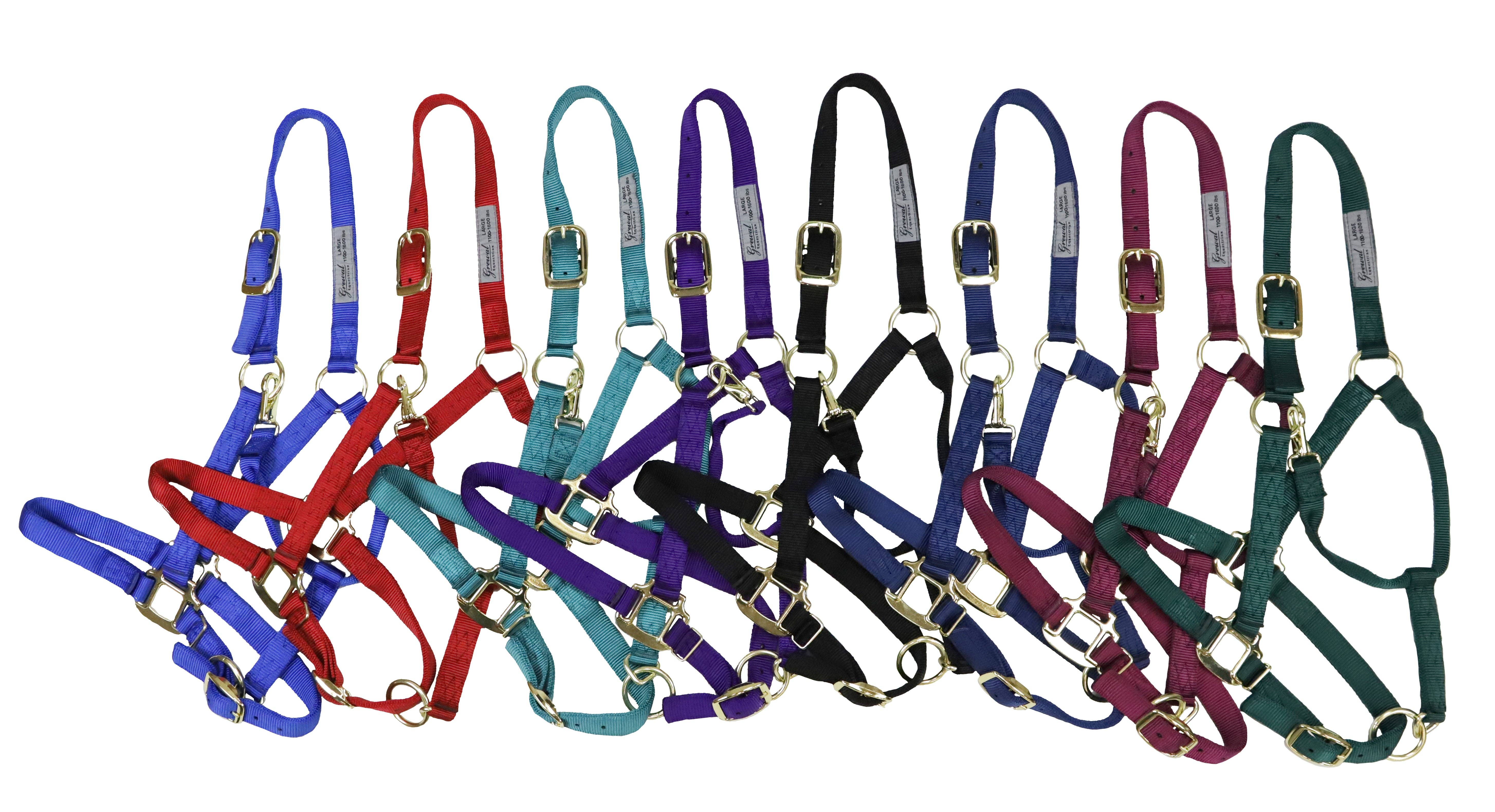 Grewal Equestrian - Wholesale Paardrijuitrusting - Nylon hoofdstellen voor paarden10