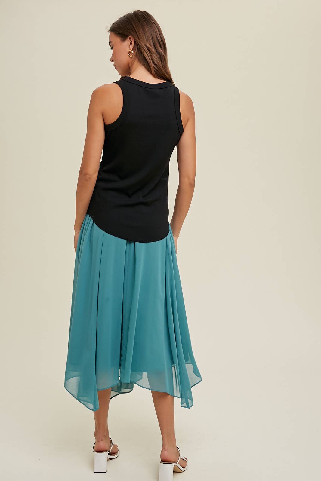 Wishlist Apparel - Wholesale Tank Top - Women's - CREW NECK RIBBED KNIT TANK TOP / WL18-10447