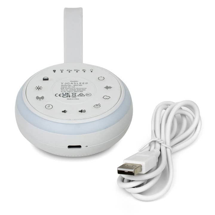 Gray Hushh®+ Travel Sound Machine with Wireless Speaker and Night light for wholesale on Faire
