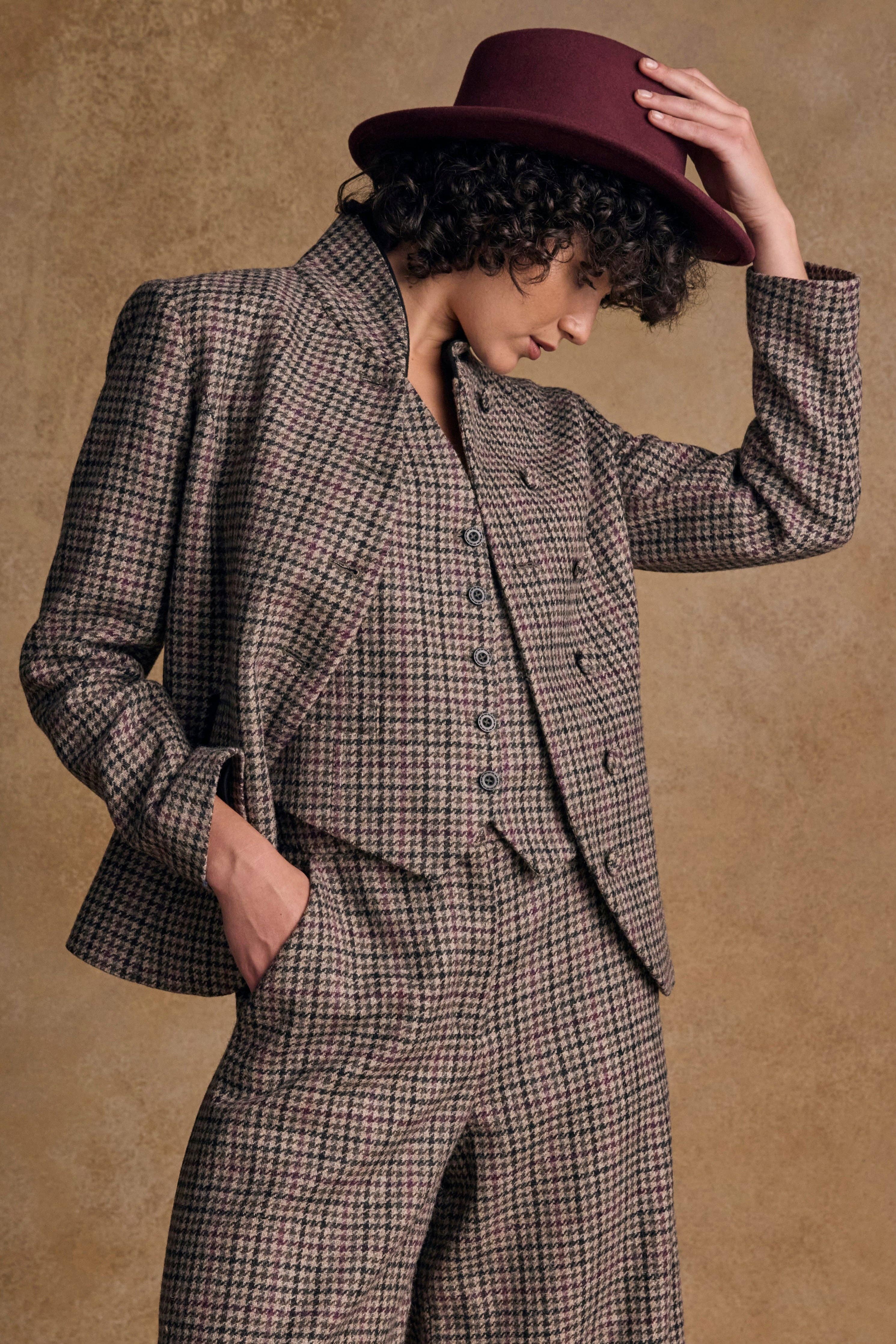 Jack Murphy Clothing - Wholesale Fedora - Women's - Boston Hat - Burgundy2