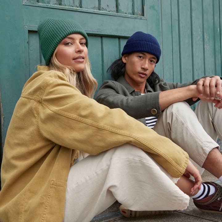 Logo Free Clothing - Venta al por mayor Gorro de lana - Unisex - Gorro Beechfield con puños extragrande, unisex, acanalado, puños anchos, 7 colores, talla única6