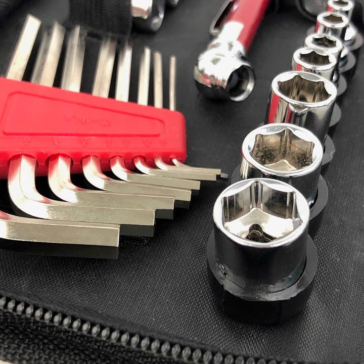 Apollo Tools - Wholesale Tool Set - 56 Piece SAE Auto Tool Set In Zipper Case10