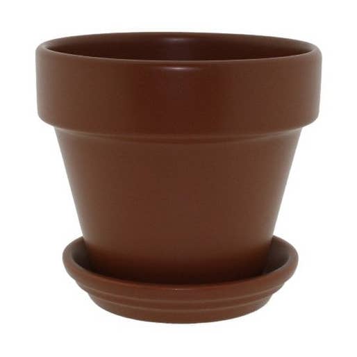 Urbann potte & underskål mat terrakotta M for engroshandel hos Ceramics Limburg