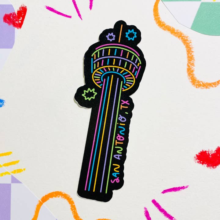 San Antonio Texas Vinyl klistermärke för wholesale av Get Stoked