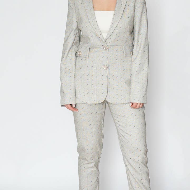 Conjunto de chaqueta y pantalones Hyacinth para venta al por mayor de RK Boutique