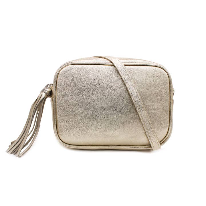 Ellas Trading - Wholesale Crossbody Bag - Women's - Italian Leather Camera Crossbody Bag with Tassel Charm17