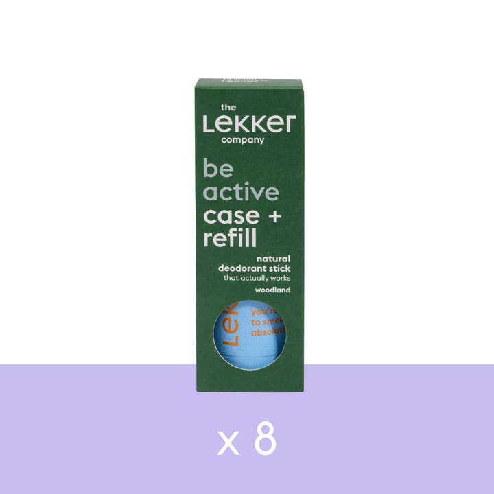 Deodorant refill starter - be active (x8) for wholesale by The Lekker Company