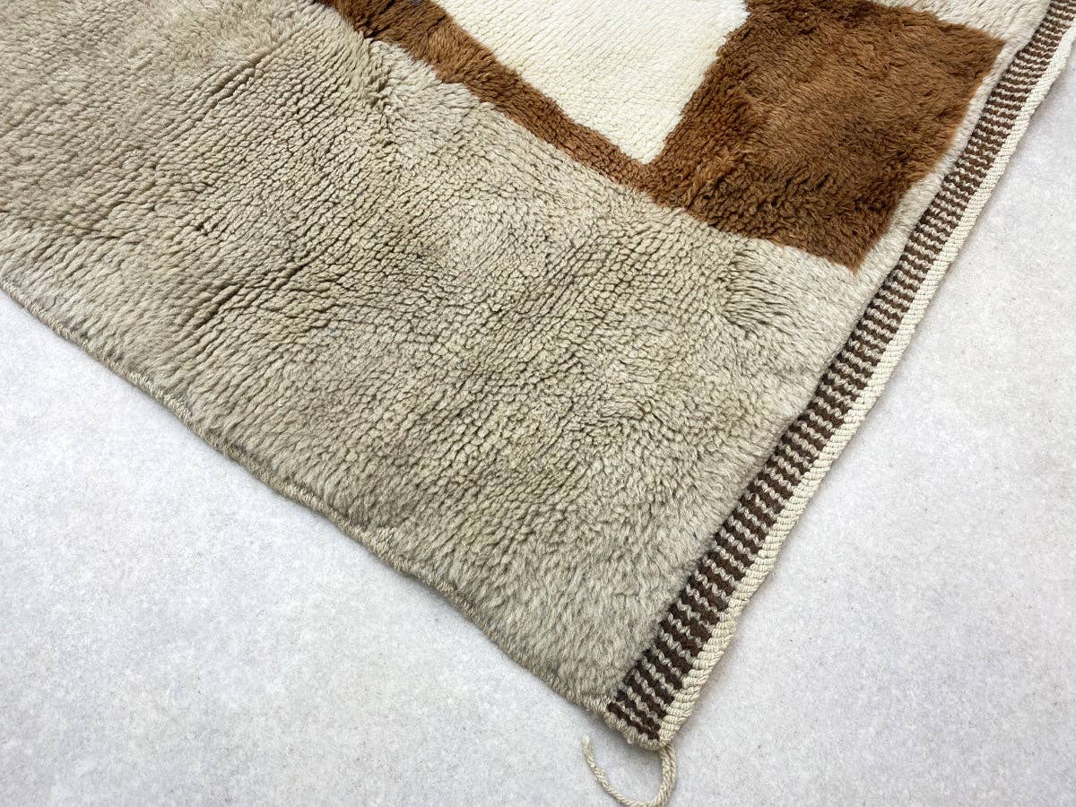 BohoVibeCraft - Vendita all'ingrosso Tappeto - Tappeto Beni Ourain, tappeto in lana, tappeto fatto a mano. Tappeto da area.6