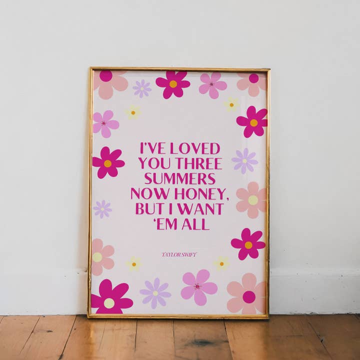 "Ti ho amato per tre estati ormai" per la vendita all'ingrosso da parte di It Starts With You Gifts