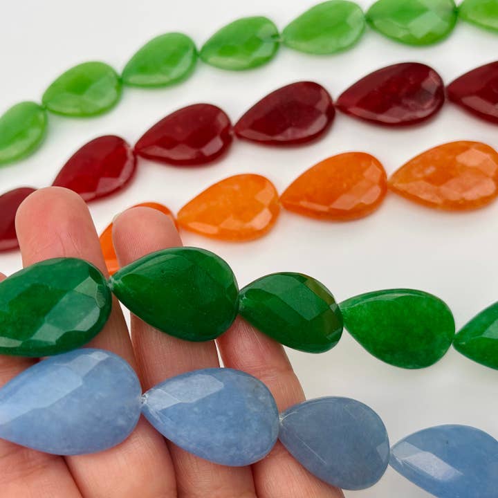 Jade Quartzite Crystal Bead Strand for wholesale by Rock Paradise