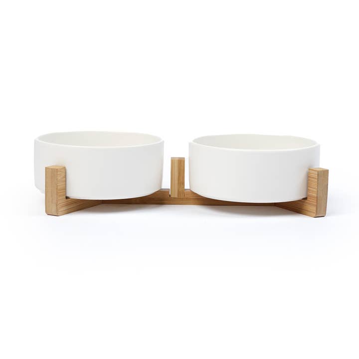 2 Pack Ceramic Pet Bowl for wholesale by Dollar Paw