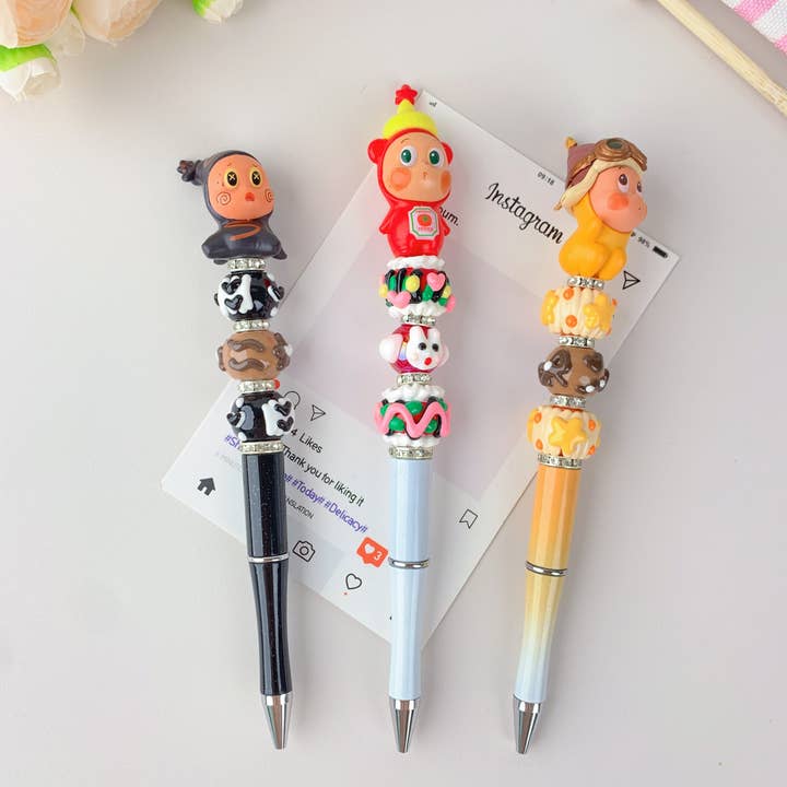 Mollys Decorative Pen with Labubu, Crybaby & More for wholesale by Lilyrosy(Duty free)