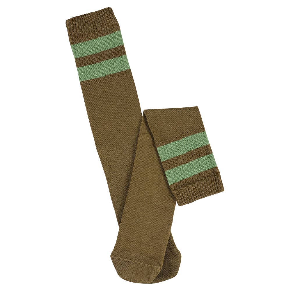 ESCUYER - Wholesale Socks - Unisex - Unisex Tube Socks - Tabac / Green1