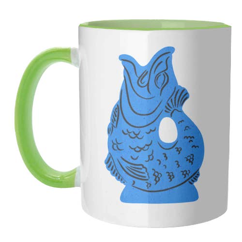 ART WOW - Wholesale Coffee mug - Mugs 'Blue Glug Jug Illustration'5