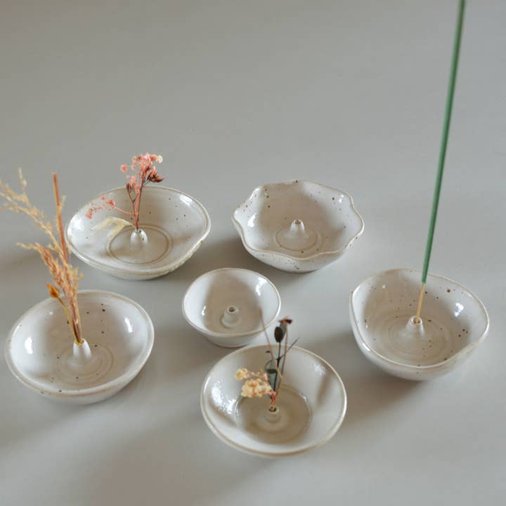 Karolina Bednorz Ceramics - Wholesale Incense Holder - NUDE Ceramic Incense Holder Handmade in Italy Unique shapes