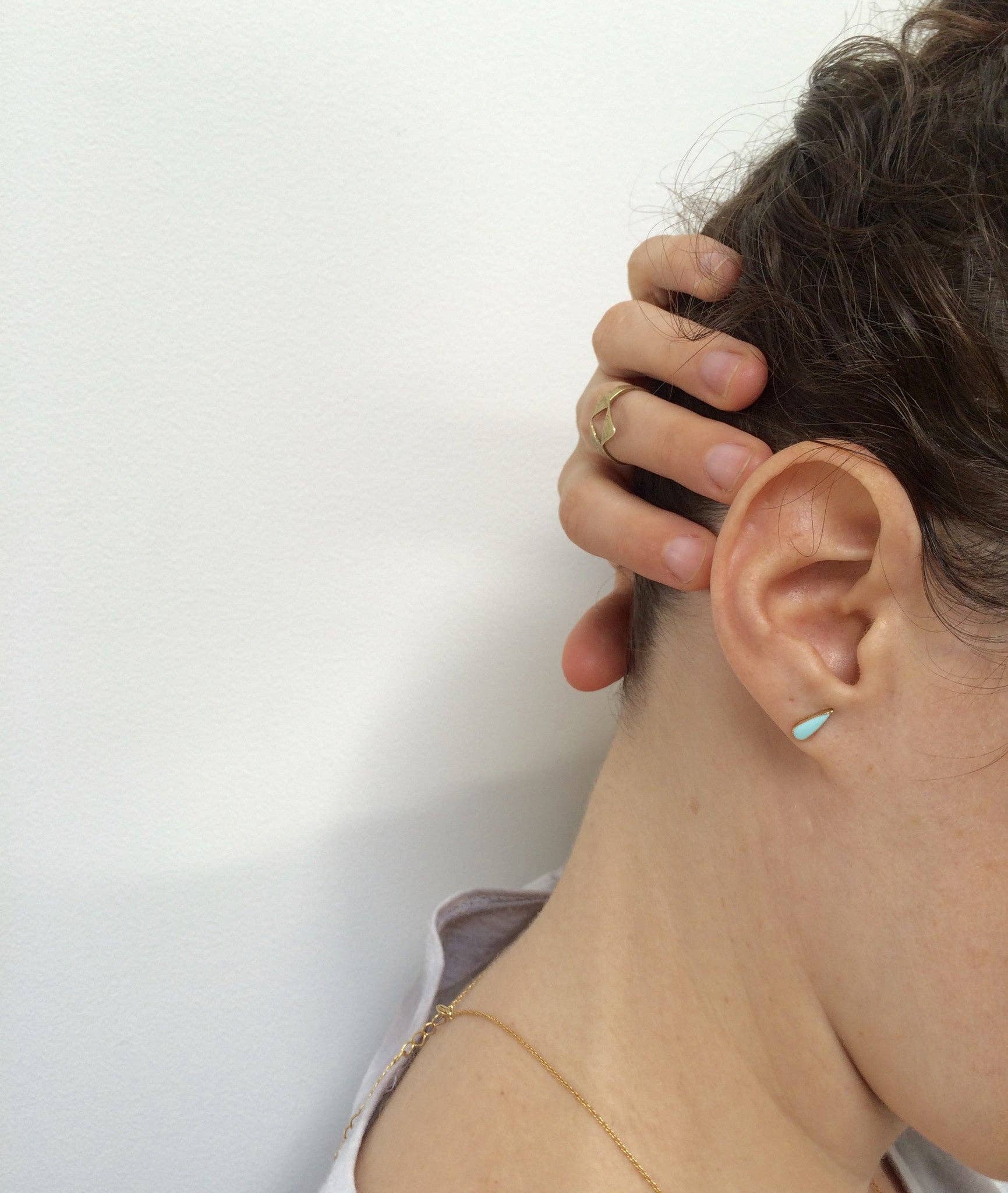 Tilly Doro - Wholesale Stud/Post Earrings - Colored Teardrop Studs1