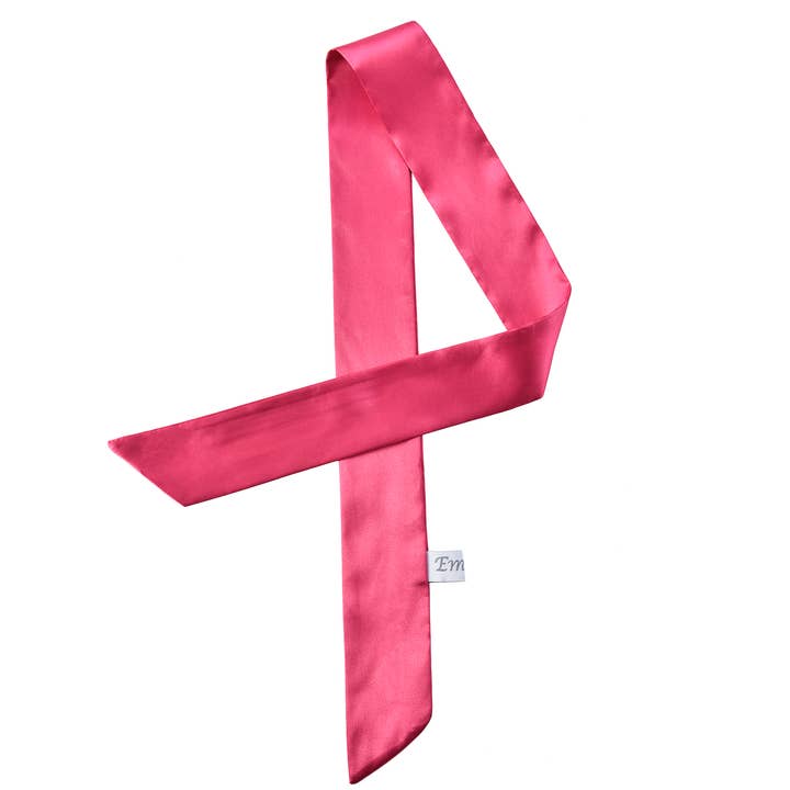 Twilly Satin Fuchsia Rosa für den Großhandel von Emilie collection