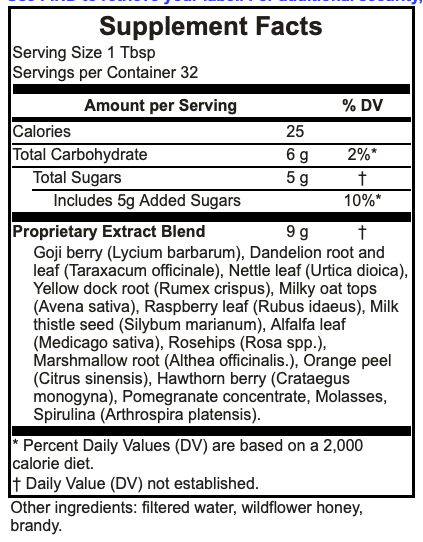 Taproot Medicine - Wholesale Oral Supplement/Vitamin - Strong Woman Syrup2