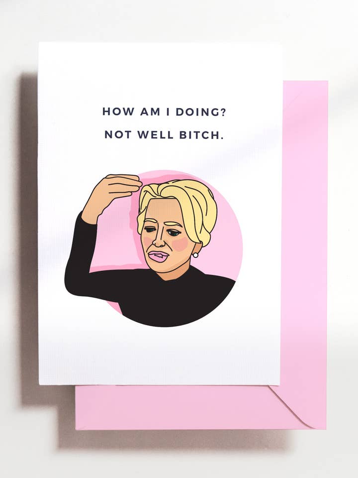 Dorinda Comment vais-je ? Carte pour la vente par Haven Print Co.