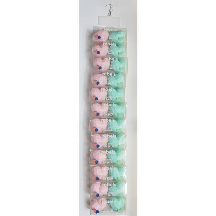 Rebels Refinery - Wholesale Lip Balm Set - CLIP STRIP 2 Pack Heart Lip Balm 100% Natural