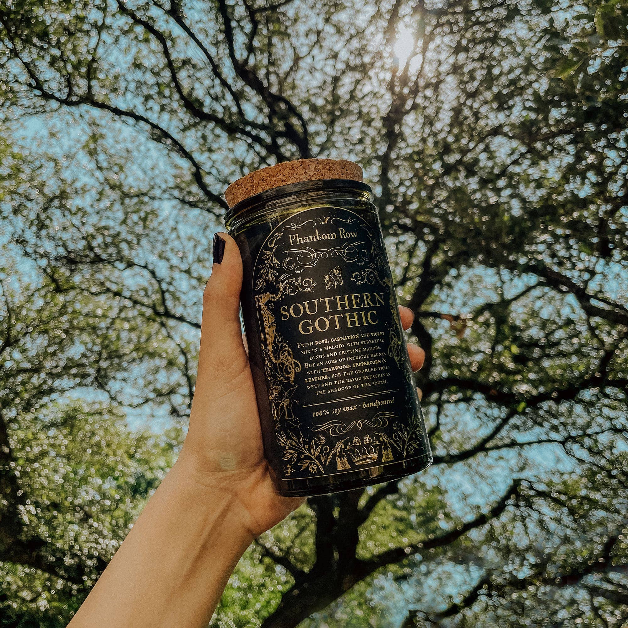 Phantom Row - Wholesale Jar/Filled Candle - Southern Gothic | Literary & Gothic-Inspired Jar Candle3