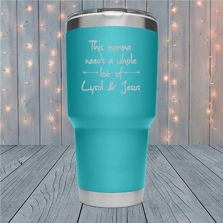 21 Threads - Vendita all'ingrosso Bicchiere/tazza termica - Bicchieri incisi al laser Lysol e Jesus3