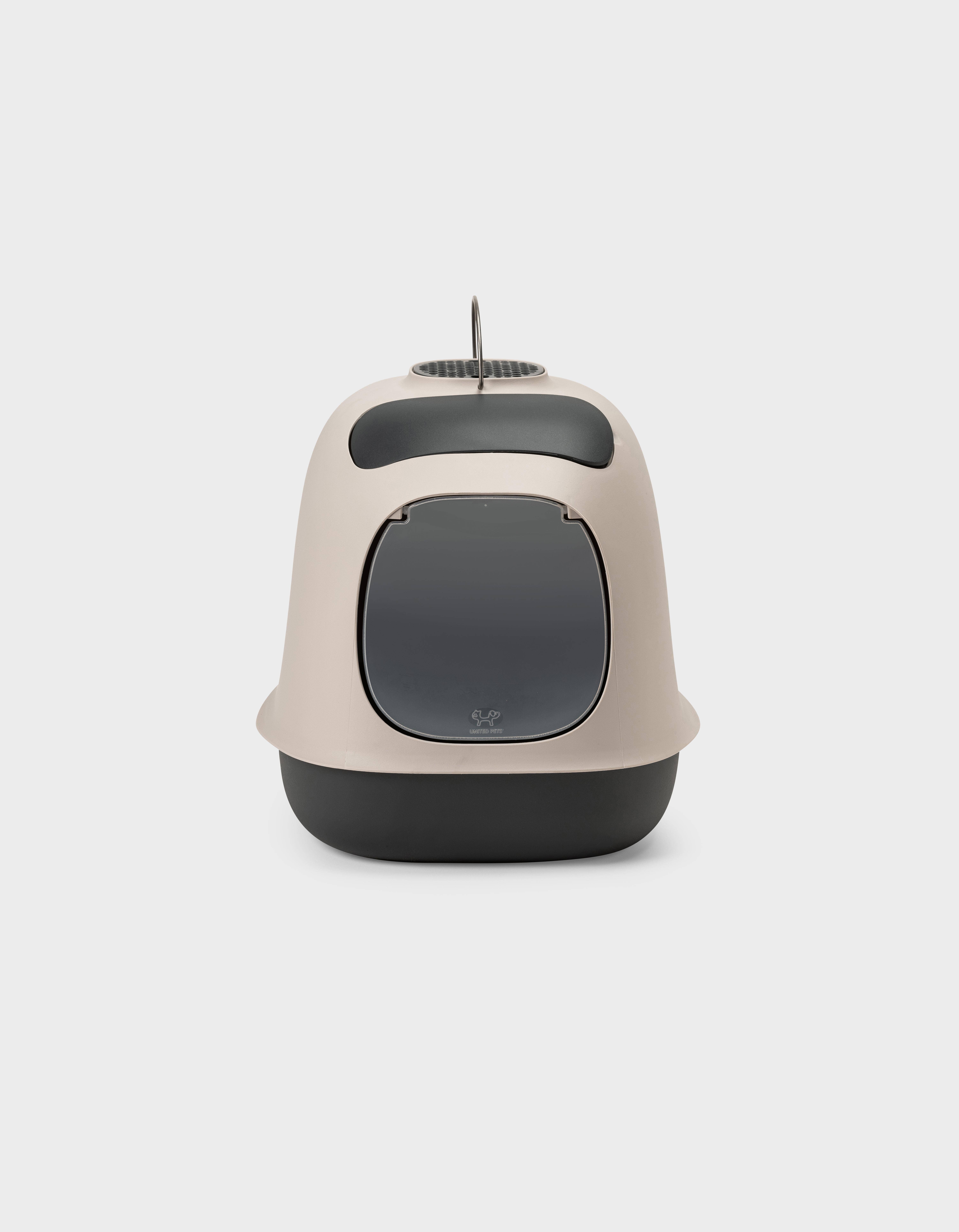 United Pets - Wholesale Pet Bed - Cat/Dog - Designer covered litter box with filter and cleaning accessories1