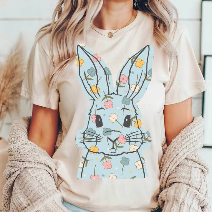 Conejo floral de pascua para venta al por mayor de The Ruffled Rhino