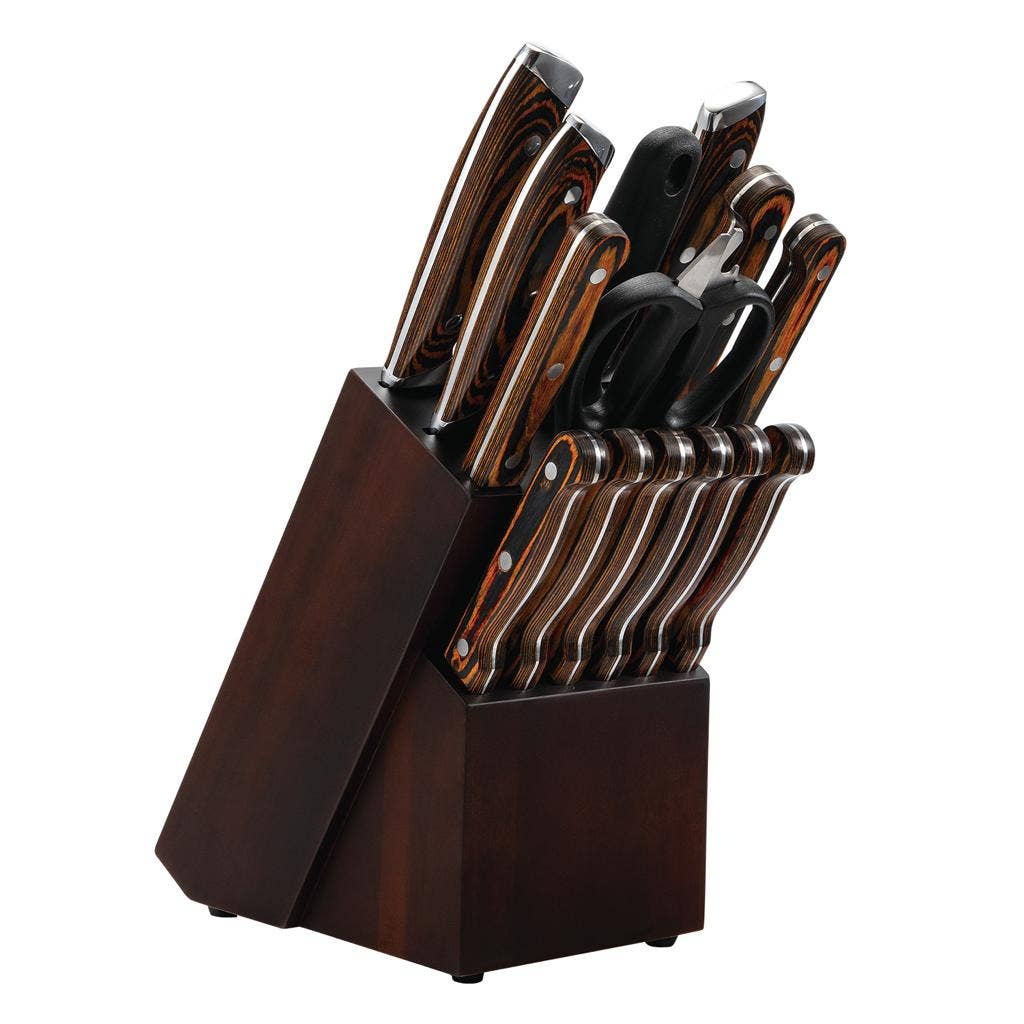 Royal Swiss – wholesale Knife set – 15-Piece Kitchen Knife Set, Ultra Sharp11