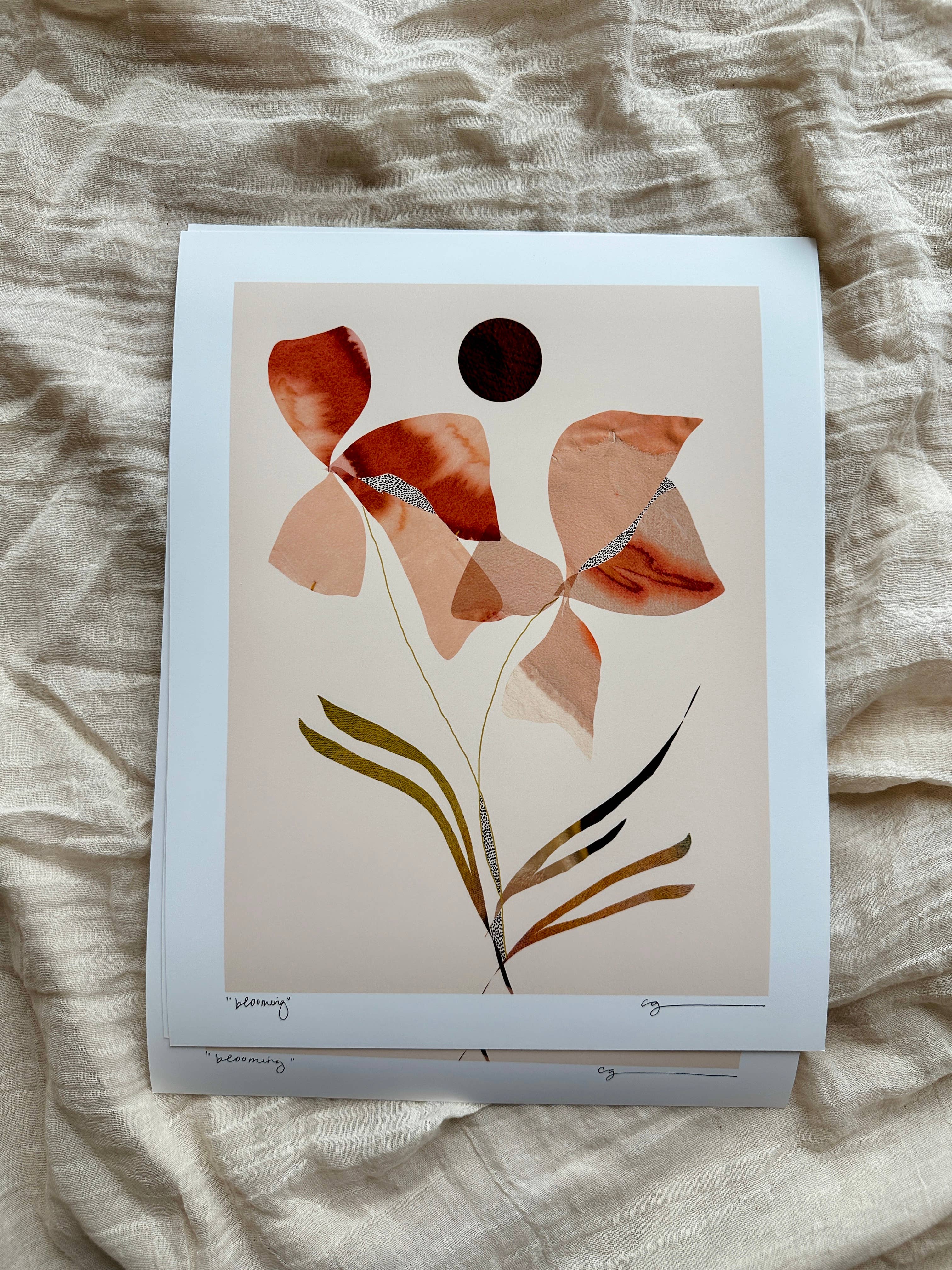 Courtney Griffin Art - Wholesale Art Print - "blooming" fine art print4