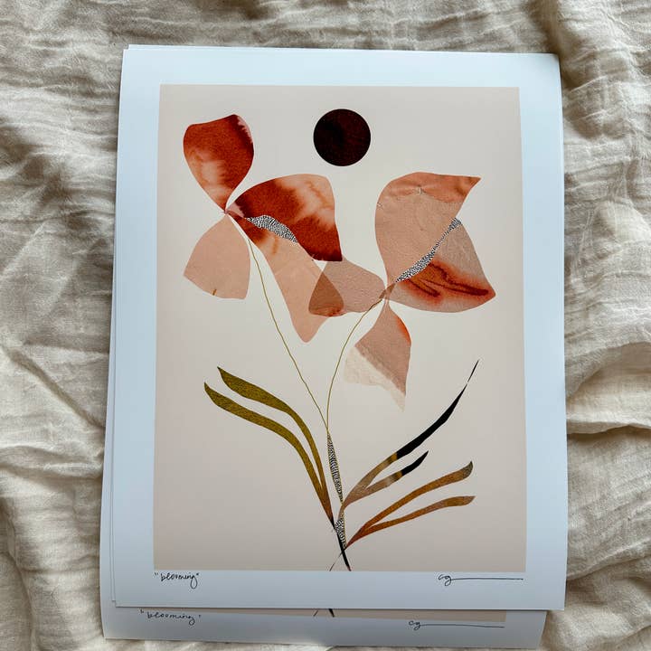 Courtney Griffin Art - Wholesale Art Print - "blooming" fine art print4